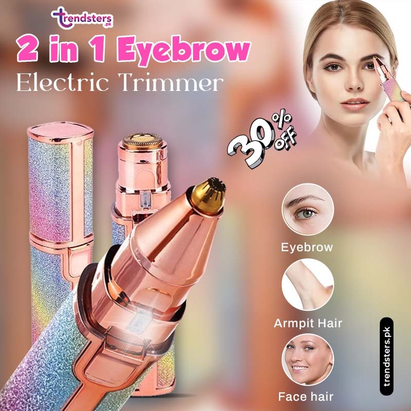 Prime Zar ™ 2 in 1 Eyebrow Electric Trimmer